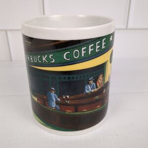Nighthawks by Edward Hopper Starbucks Coffee Mug Diner Scene By Chaleur